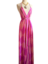 Load image into Gallery viewer, Vintage Silk Sari Dress