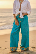 Load image into Gallery viewer, Vintage Sari Silk Palazzo Pant XS