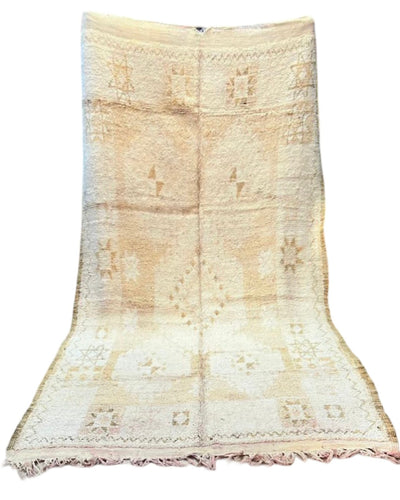 Cream + Oatmeal Vintage Boujaad 5’7”x10’3”