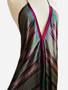 Vintage Silk Sari Dress