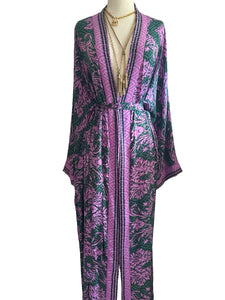 Vintage Silk Long Robe