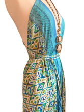 Load image into Gallery viewer, Vintage Silk Sari Dress