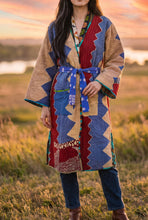Load image into Gallery viewer, Vintage Kantha Coat Reversible