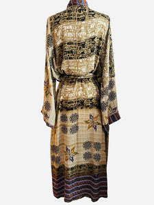 Vintage Silk Long Robe