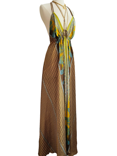 Vintage Silk Sari Dress