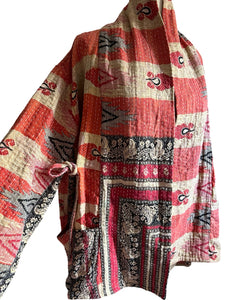 Vintage Kantha Jacket Reversible