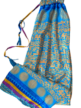 Load image into Gallery viewer, Vintage Sari Silk Palazzo Pant Small
