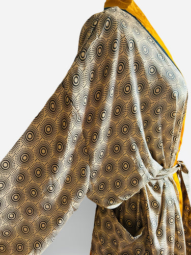 Vintage Silk Long Robe