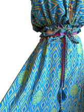 Load image into Gallery viewer, Vintage Silk Sari 2pc Skirt Set