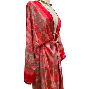 Vintage Silk Long Robe