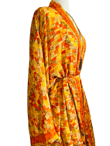 Vintage Silk Robe