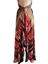 Load image into Gallery viewer, Vintage Silk Sari Dress Midi