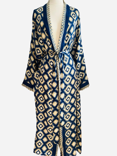 Vintage Silk Long Robe