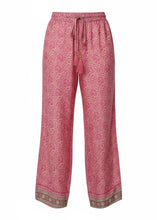 Load image into Gallery viewer, Vintage Sari Silk Palazzo Pant L/XL