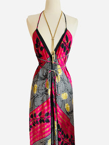 Vintage Silk Sari Dress