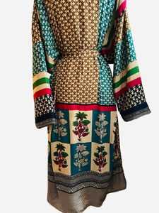 Vintage Silk Long Robe