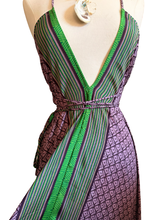 Load image into Gallery viewer, Vintage Silk Sari Dress