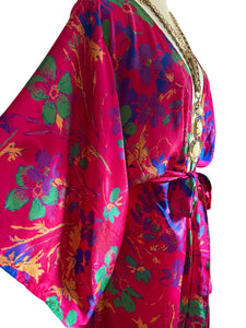 Vintage Silk Long Robe