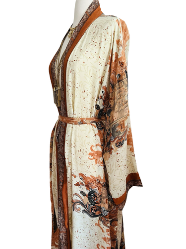 Vintage Silk Robe