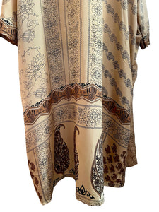 Vintage Silk Long Robe