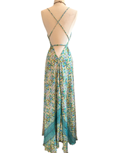 Load image into Gallery viewer, Vintage Silk Sari Dress