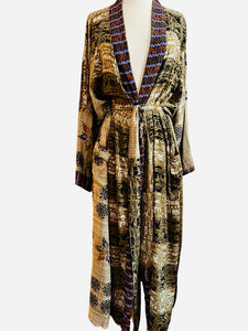 Vintage Silk Long Robe