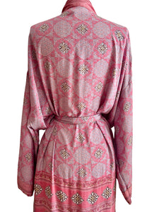 Vintage Silk Long Robe