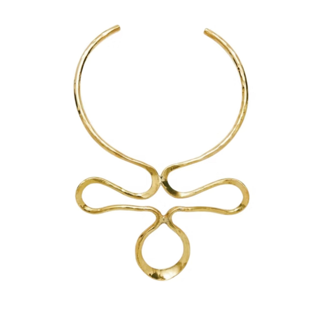 Jagger Brass Necklace