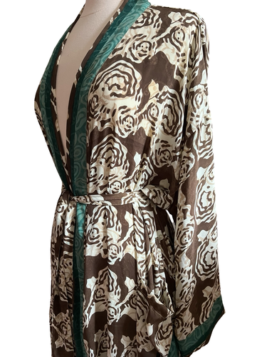 Vintage Silk Long Robe
