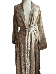 Vintage Silk Long Robe