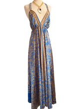 Load image into Gallery viewer, Vintage Silk Sari Dress