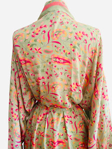 Vintage Silk Long Robe