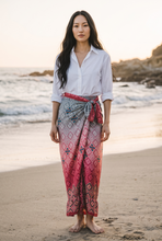 Load image into Gallery viewer, Vintage Silk Sari Sarong
