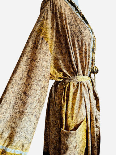Vintage Silk Long Robe