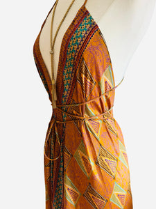 Vintage Silk Sari Dress