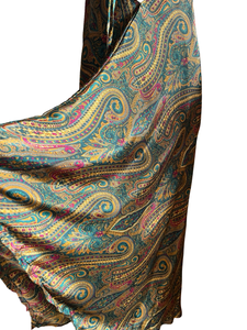 Vintage Silk Sari Dress Midi