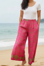 Load image into Gallery viewer, Vintage Sari Silk Palazzo Pant XS