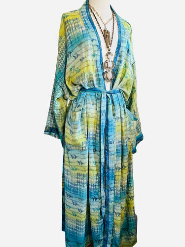 Vintage Silk Robe