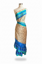 Load image into Gallery viewer, Vintage Silk Sari Sarong