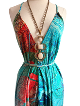 Load image into Gallery viewer, Vintage Silk Sari Dress