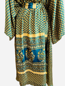 Vintage Silk Long Robe