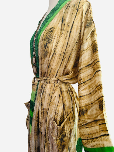 Vintage Silk Long Robe