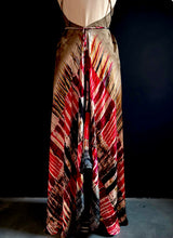 Load image into Gallery viewer, Vintage Silk Sari Dress Midi