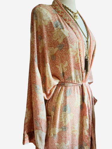 Vintage Silk Long Robe