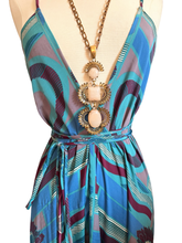 Load image into Gallery viewer, Vintage Silk Sari Dress
