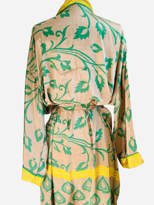 Vintage Silk Long Robe