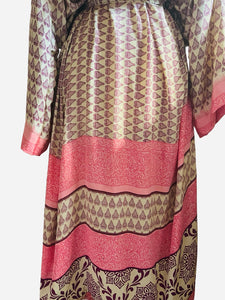 Vintage Silk Long Robe
