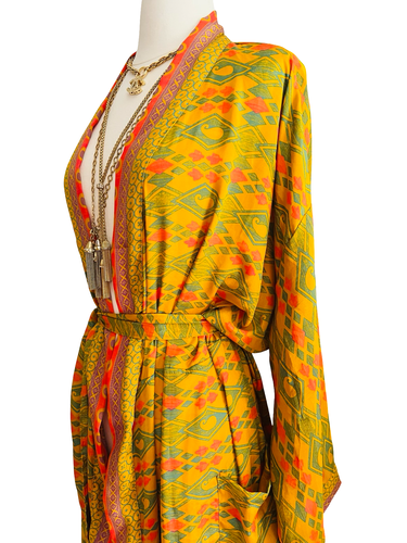 Vintage Silk Robe