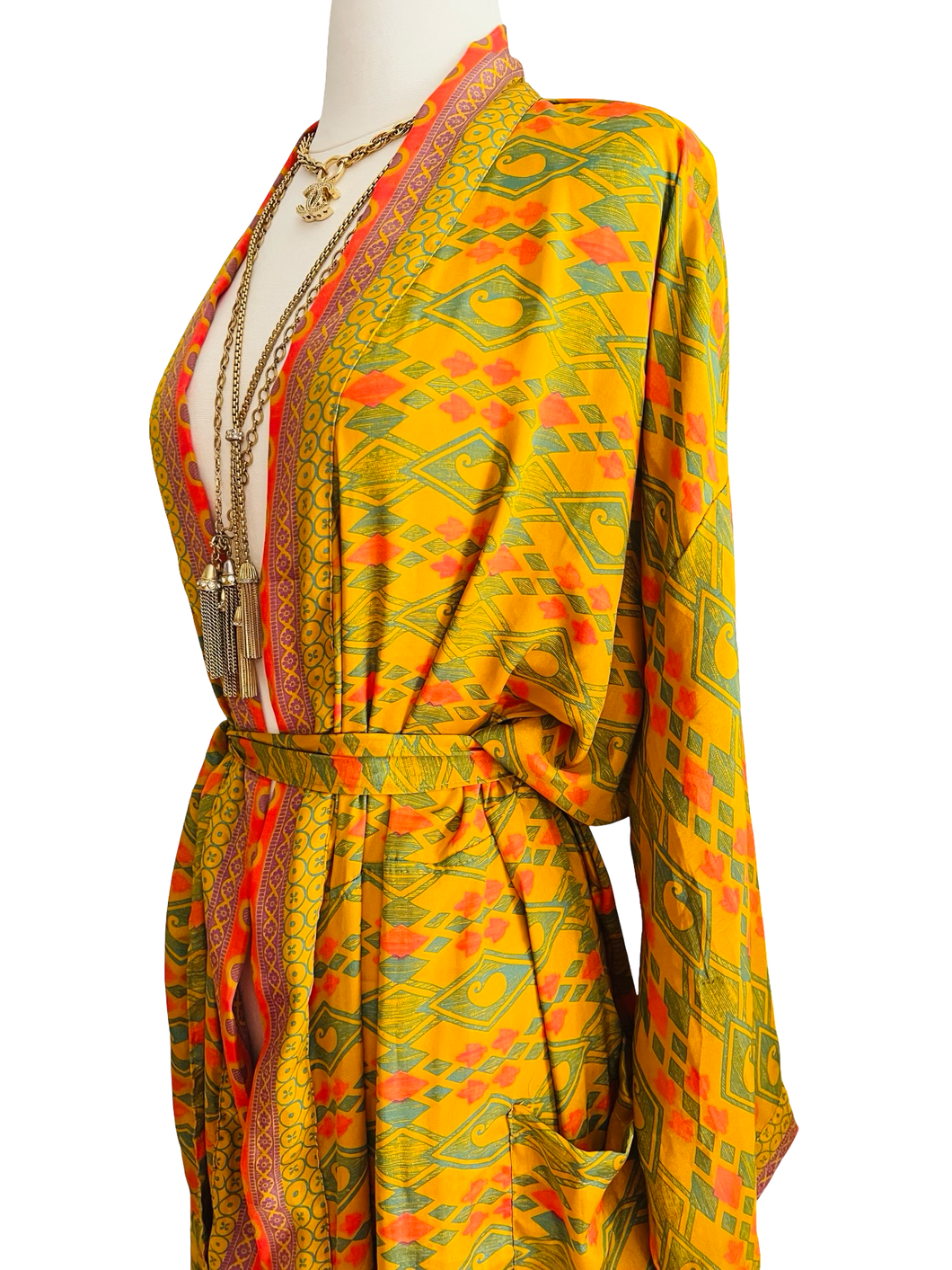 Vintage Silk Robe