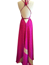 Load image into Gallery viewer, Vintage Silk Sari Dress